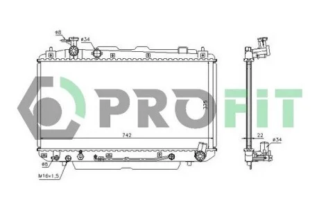 Радиатор охлаждения PROFIT PR 8131A1