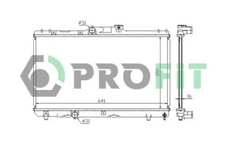 Радіатор охолодження PROFIT PR 8135A1