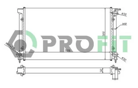 Радиатор охлаждения PROFIT PR 9521A3