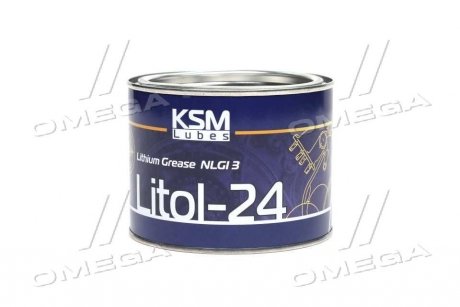 Смазка Литол-24 гост экстра КСМ-ПРОТЕК (банка 0,4 кг) Protec 4106128 (фото 1)