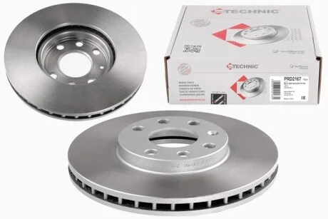 Диск тормозной передний Opel Astra G 98- PROTECHNIC PRD2167