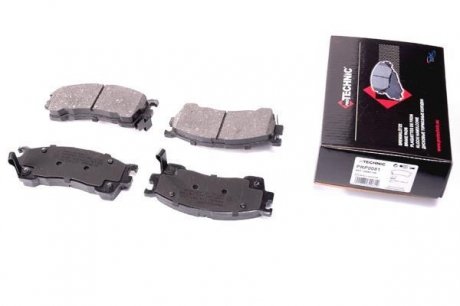 Тормозные колодки дисковые перед. Mazda 626 91-97, MX-6 91-97, Xedos 6 92-99 PROTECHNIC PRP0081 (фото 1)