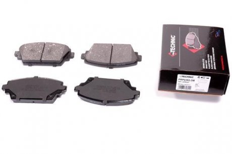 Тормозные колодки дисковые передние Nissan Almera Tino, Primera 1.6-2.2D 08.00- PROTECHNIC PRP0382-3M (фото 1)