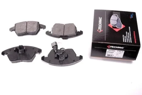 Гальмівні колодки дискові Audi A1, A3, TT // Seat Altea, Ibiza // Skoda Octavia, Rapid // VW Beetle, Caddy, Golf 1.4-3.6V6 02.04- PROTECHNIC PRP0483