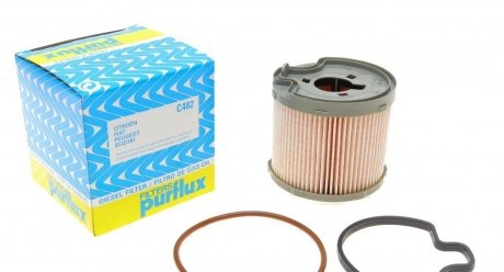 Фильтр топливный (сист.Bosch) Peugeot 406 / Partner 2,0HDI Purflux C482 (фото 1)