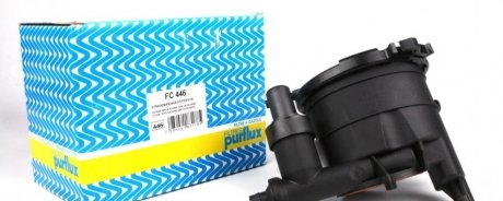 Фильтр топливный в сборе (с датчиком воды) Citroen / Fiat / Peugeot 1.9D DW8 Purflux FC446 (фото 1)