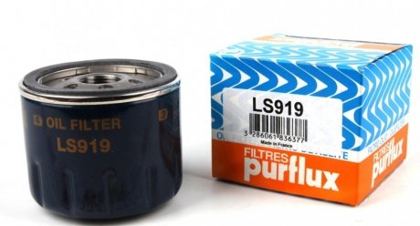 Фільтр олії Doblo 1.9JTD/MJTD 09.04> Purflux LS919 (фото 1)