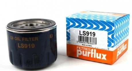 Фильтр масла Doblo 1.9JTD/MJTD 09.04> PURFLUX Purflux LS919