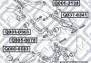 Сайлентблок задньої поперечної тяги SKODA OCTAVIA II Q-fix Q0050678 (фото 3)