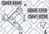 Сайлентблок переднего рычага PEUGEOT BOXER III Q-fix Q0050869 (фото 3)