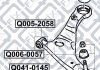 Сайлентблок заднего передний рычаг MITSUBISHI GALANT D Q-fix Q0050993 (фото 3)
