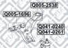 Сайлентблок заднего передний рычаг TOYOTA HIGHLANDER G Q-fix Q0052538 (фото 4)