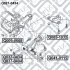 РЫЧАГ передний нижний левый NISSAN X-TRAIL T30 2001-2013 Q-fix Q0370434 (фото 3)