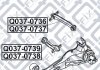 Важіль задній нижній поперечний R MITSUBISHI LANCER CJ 1 Q-fix Q0370738 (фото 3)