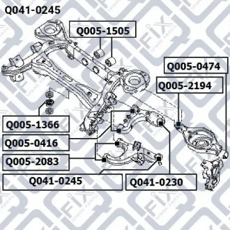 Опора кульова Q-fix Q0410245 (фото 1)