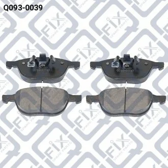 Колодки гальмівні задні MAZDA 3 BK / CR 02- / FORD FOCU Q-fix Q0930039