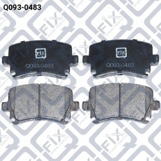 Колодки тормозные задние дисковые Q-fix Q0930483