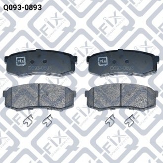 Колодки тормозные задние дисковые Q-fix Q0930893 (фото 1)