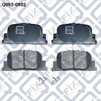Колодки тормозные задние дисковые Q-fix Q0930902 (фото 1)