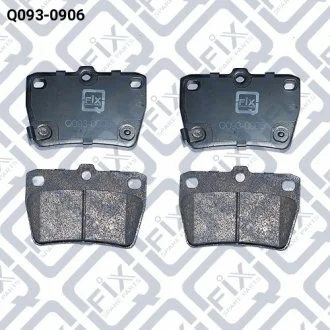 Колодки гальмівні задні дискові Q-fix Q0930906