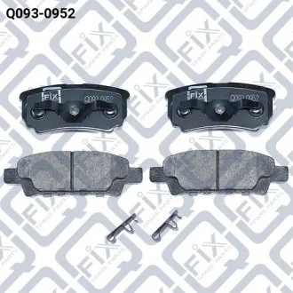 Колодки тормозные задние ДИСК MITSUBISHI LANCER IX 04- Q-fix Q0930952