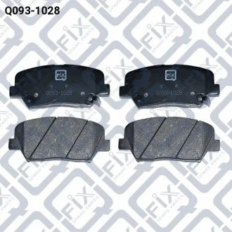 КОЛОДКИ тормозные передние дисковые Q-fix Q0931028