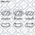 КОЛОДКИ тормозные задние KIA RIO 10- / ACCENT 10- / SOLA Q-fix Q0931315 (фото 3)