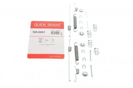 Монтажний комплект колодки QUICK BRAKE 105-0001