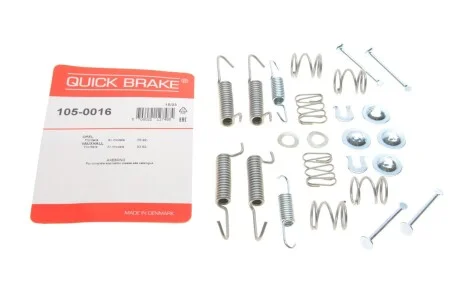 Комплект пружинок колодок стояночного гальма QUICK BRAKE 1050016