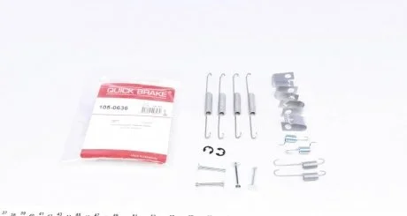 Р/к барабанных тормозов. колодок QUICK BRAKE 105-0636