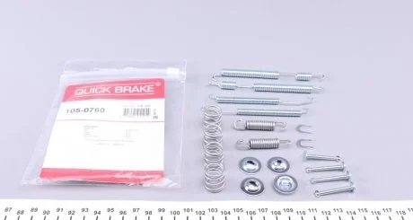 Р/к барабанних гальм. колодок QUICK BRAKE 105-0760