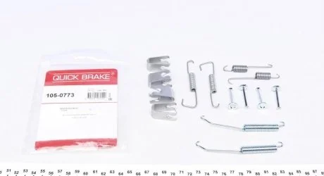 Комплект пружинок колодок стояночного гальма QUICK BRAKE 105-0773