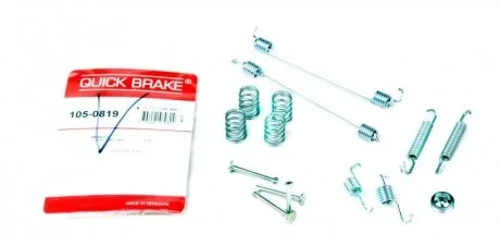 Р/к барабанних гальм. колодок QUICK BRAKE 105-0819