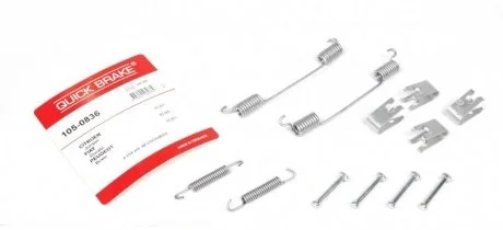 Р/к барабанных тормозов. колодок QUICK BRAKE 105-0836