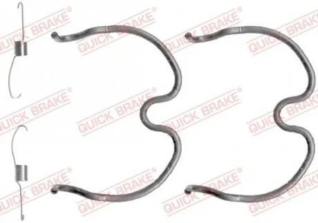 Комплект для монтажу гальмівних колодок QUICK BRAKE 1050837