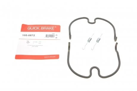 Комплект пружинок колодок стояночного гальма QUICK BRAKE 1050872