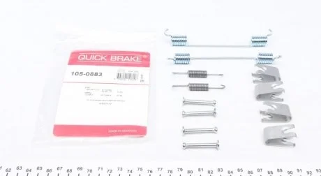 Комплект пружинок колодок стояночного гальма QUICK BRAKE 1050883
