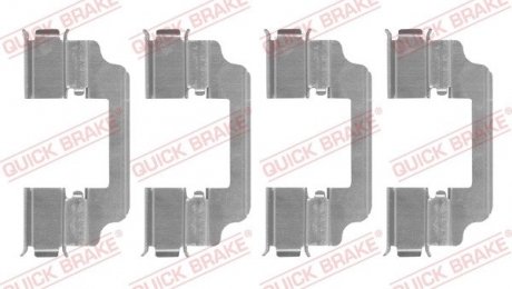 Комплект прижимних планок гальмівного супорту QUICK BRAKE 109-0154 (фото 1)