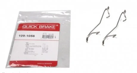Монтажный Комплект гальм.колодок перед.Ford Escort 86-90 QUICK BRAKE 109-1056