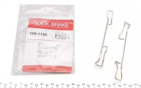Р/к дисковых тормозов. колодок QUICK BRAKE 109-1150