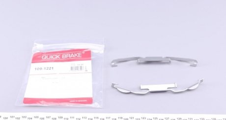 Р/к дисковых тормозов. колодок QUICK BRAKE 109-1221 (фото 1)