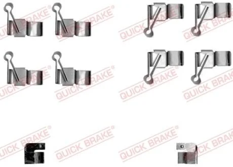 Гальмівні аксесуари (Монтажний комп-кт колодки) QUICK BRAKE 109-1238 (фото 1)
