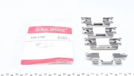 Р/к дискових гальм. колодок QUICK BRAKE 109-1769