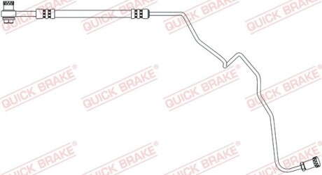 Шланг гальмівний QUICK BRAKE 96.019X