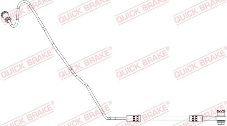 Шланг гальмівний QUICK BRAKE 96.020X