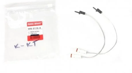 Датчик износа QUICK BRAKE WS 0116 A