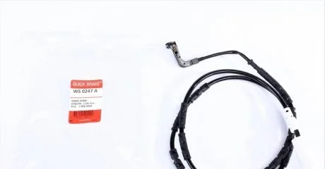 Датчик зносу, гальмо. QUICK BRAKE WS 0247 A