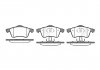 Колодки тормозные дисковые VW T4 (70XB, 70XC, 7DB, 7DW) передн. REMSA 0618.00 (фото 3)