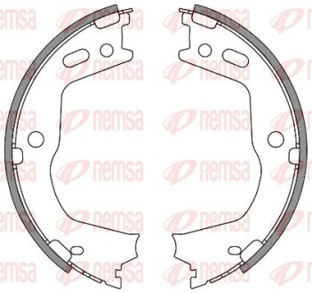Гальмівні колодки задн. (26х190mm) Hyundai Genesis купе 08- REMSA 4666 00 (фото 1)