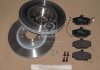 Комплект тормозной колодки + диски передние DACIA LOGAN 04, CLIO, SANDERO, MEGANE 96- 8141.02